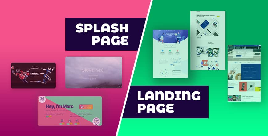 Splash Landing Page