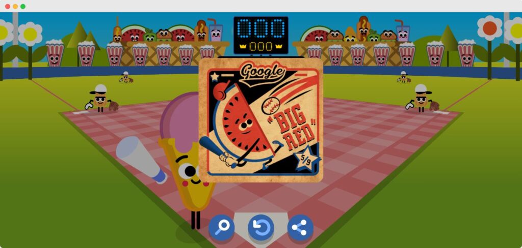 Unique Features Of Baseball Google Doodle