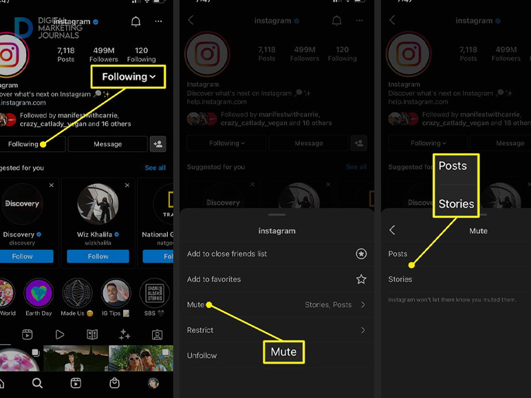 How To Unmute Someone On Instagram_