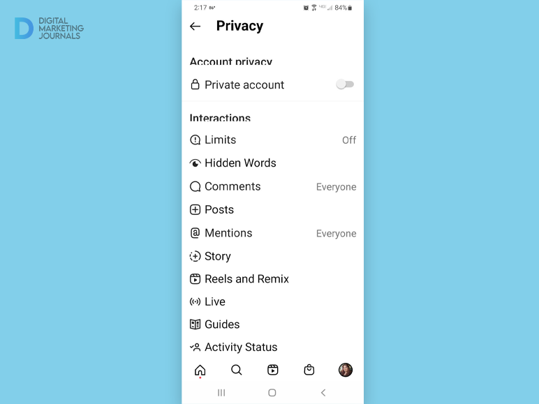 What Is Instagram's Privacy Settings Saying