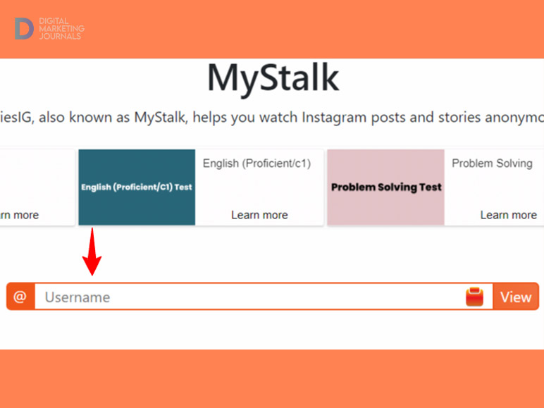 How To Use Mystalk Instagram_