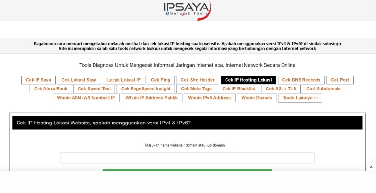 Accessing IPsaya Dashboard