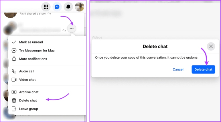Deleting Conversations and Connections